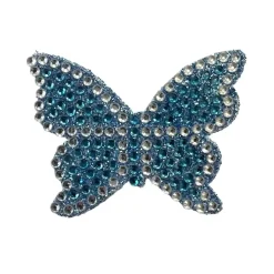 StickerBeans Blue Butterfly Rhinestone Sticker