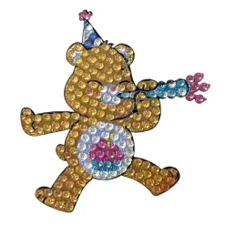StickerBeans Care Bears Birthday Bear Rhinestone Sticker