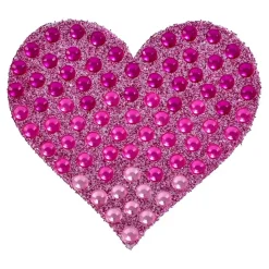 StickerBeans Pink Heart Rhinestone Sticker