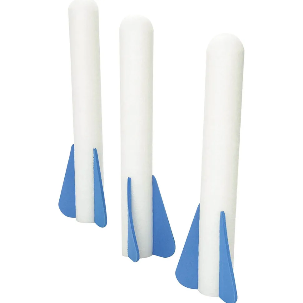 Stomp Rocket Jr. Glow Refill Pack of 3 Rockets
