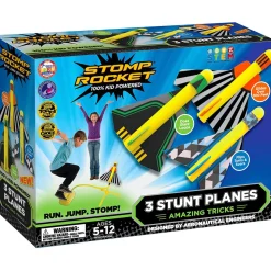 Stomp Rocket Stunt Planes (Includes 3 Stunt Planes)