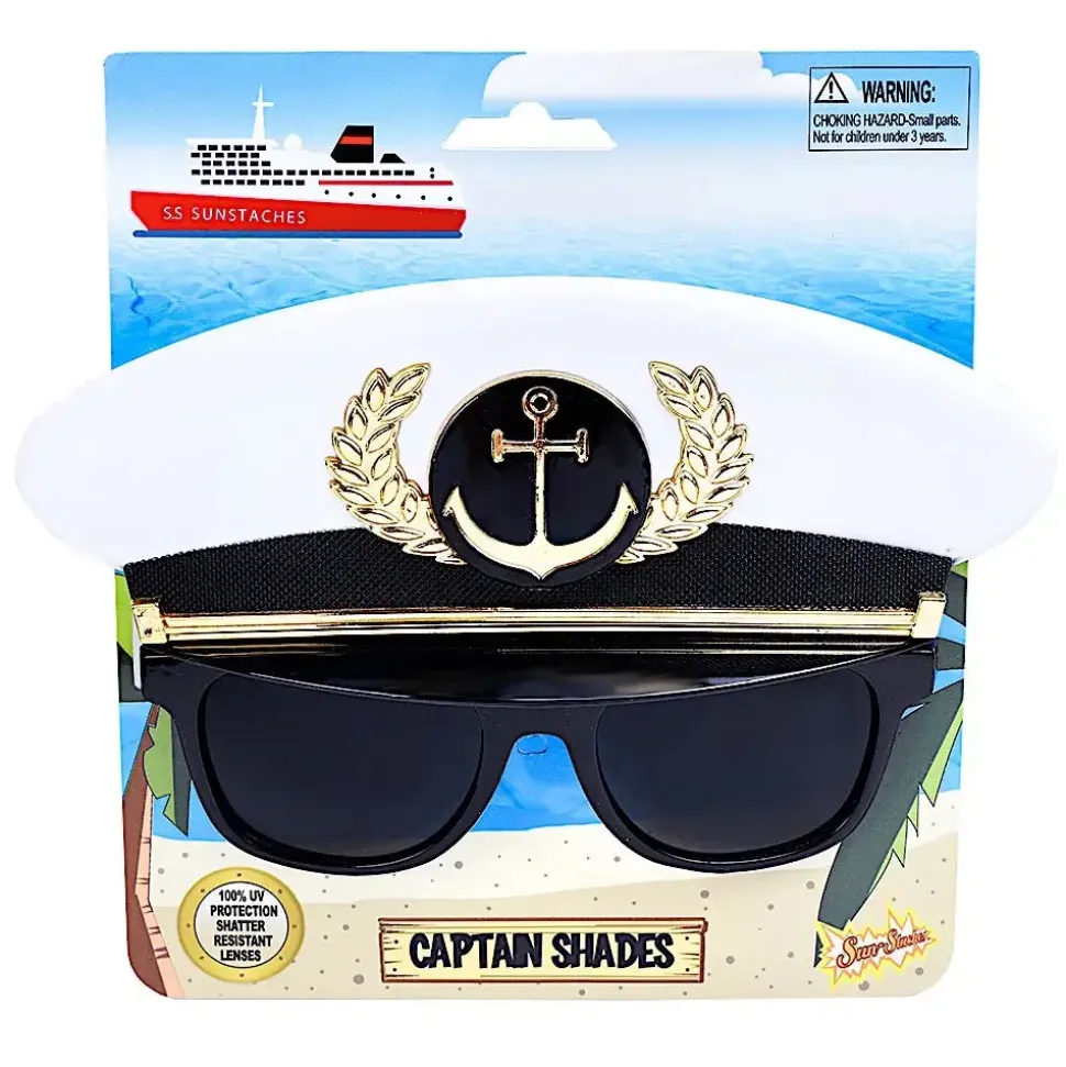 Sun-Staches Captain Sunglasses