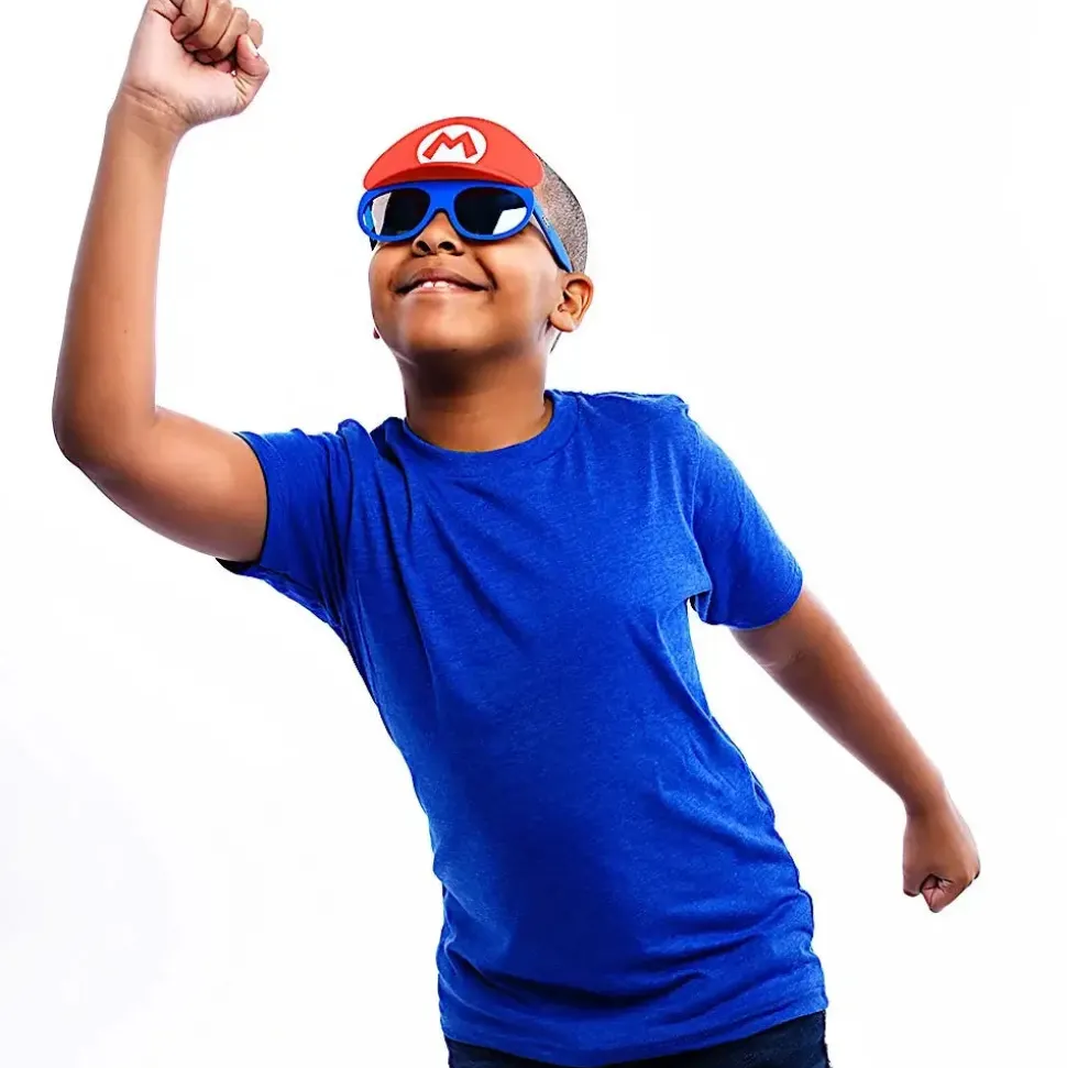 Sun-Staches Lil' Characters Super Mario Blue Lens Sunglasses
