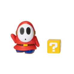 Super Mario Shy Guy with Mystery Block 4-Inch Action Figure