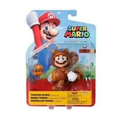 Super Mario Wave 43 4-Inch Tanooki Mario Figure