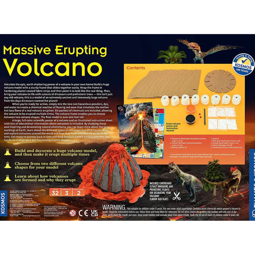 Thames and Kosmos Massive Erupting Volcano