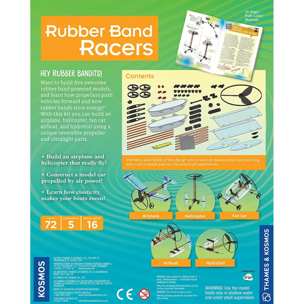 Thames and Kosmos Rubber Band Racers