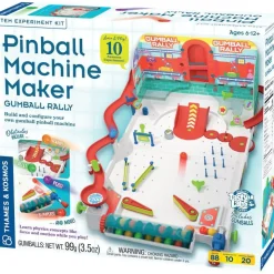 Thames&Kosmos Pinball Machine Maker Gumball Rally Science Set