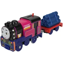 Thomas And Friends Ashima Motorized Train Engine With Cargo