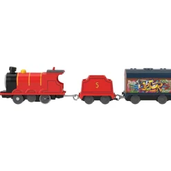 Thomas&Friends Graffiti James Motorized Toy Train Engine with Tender