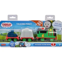 Thomas&Friends Talking Percy Toy Train Motorized Engine with Phrases