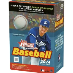 2024 Topps Heritage High Number Baseball Blaster Box (8 Packs)