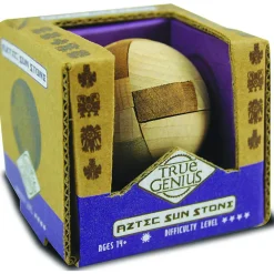 True Genius Aztec Sun Stone Brain Teaser Puzzle