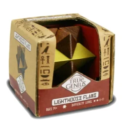 True Genius Lighthouse Flame Brain Teaser Puzzle