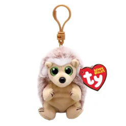 Ty Beabie Bellies Bumper the Tan Hedgehog Plush Clip