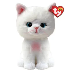Ty Beanie Boos Amelia the White Cat Plush