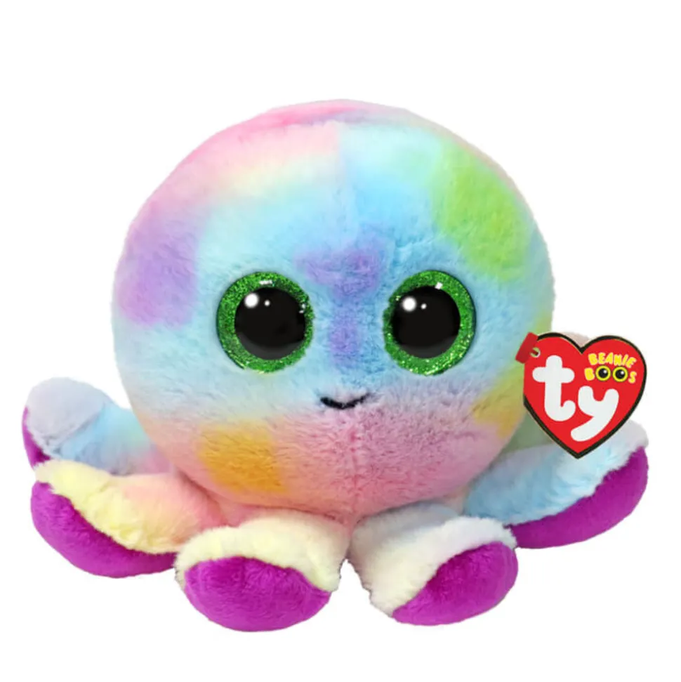 Ty Beanie Boos Bubbles the Pastel Octopus Plush