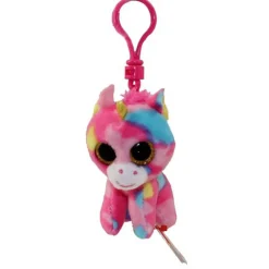 Ty Beanie Boos Fantasia the Multicolored Unicorn Clip