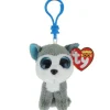Ty Beanie Boos Slush the Husky Clip