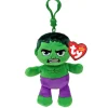 Ty Marvel Hulk Plush Clip