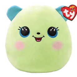 Ty Squishy Beanies Clover the Green Bear 10" Squish Plush