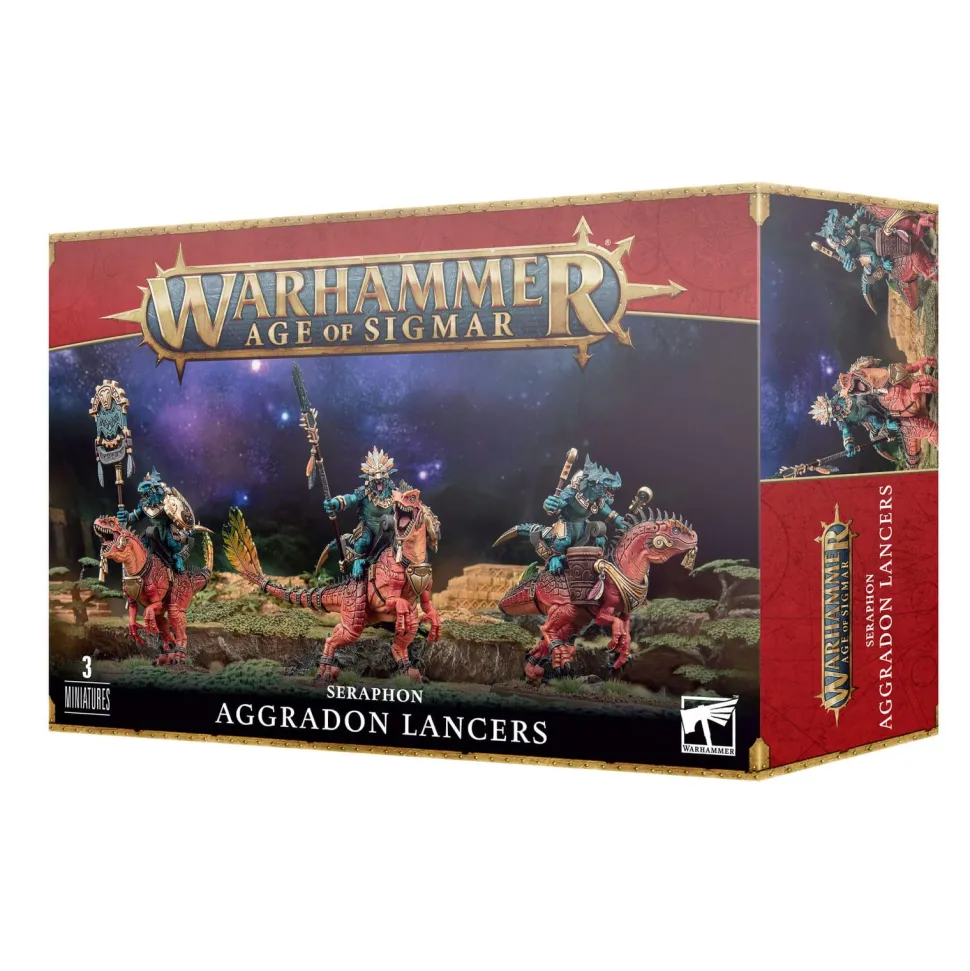 Warhammer Age of Sigmar Seraphon Aggradon Lancers