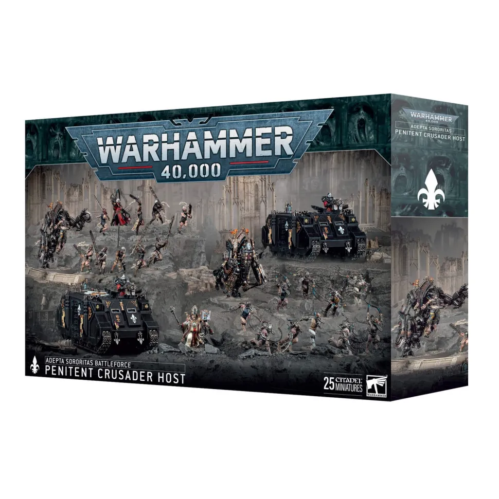 Warhammer 40K Adepta Sororitas Battleforce Penitent Crusader Host Set