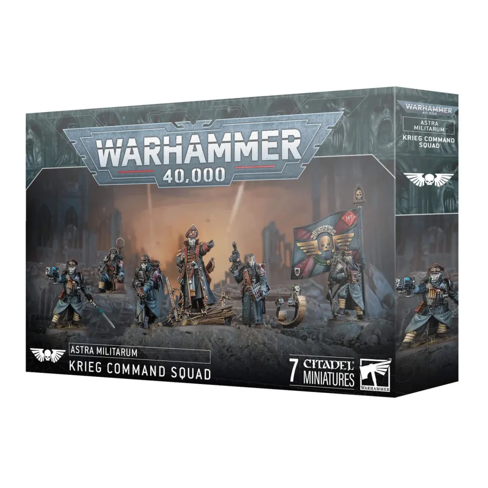 Warhammer 40k Astra Militarum Krieg Command Squad