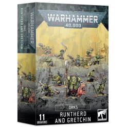 Warhammer 40k Orks Runtherd and Gretchin