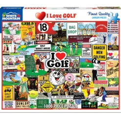 White Mountain I Love Golf 1000-Piece Puzzle