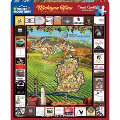 White Mountain Michigan Wine Puzzle