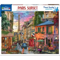 White Mountain Paris Sunset Puzzle