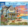 White Mountain Puzzles Beach Sunset 1000 Piece Jigsaw Puzzle