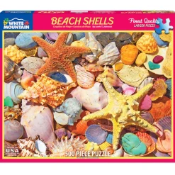 White Mountain Puzzles Beach Shells 500 Piece