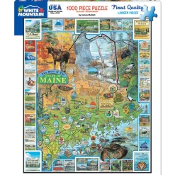 White Mountain Puzzles Best of Maine 1000 Pc