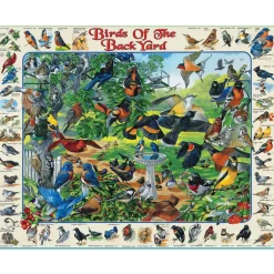White Mountain Puzzles Birds of the Backyard