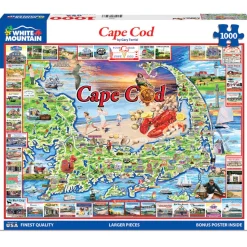 White Mountain Puzzles Cape Cod 1000 Piece