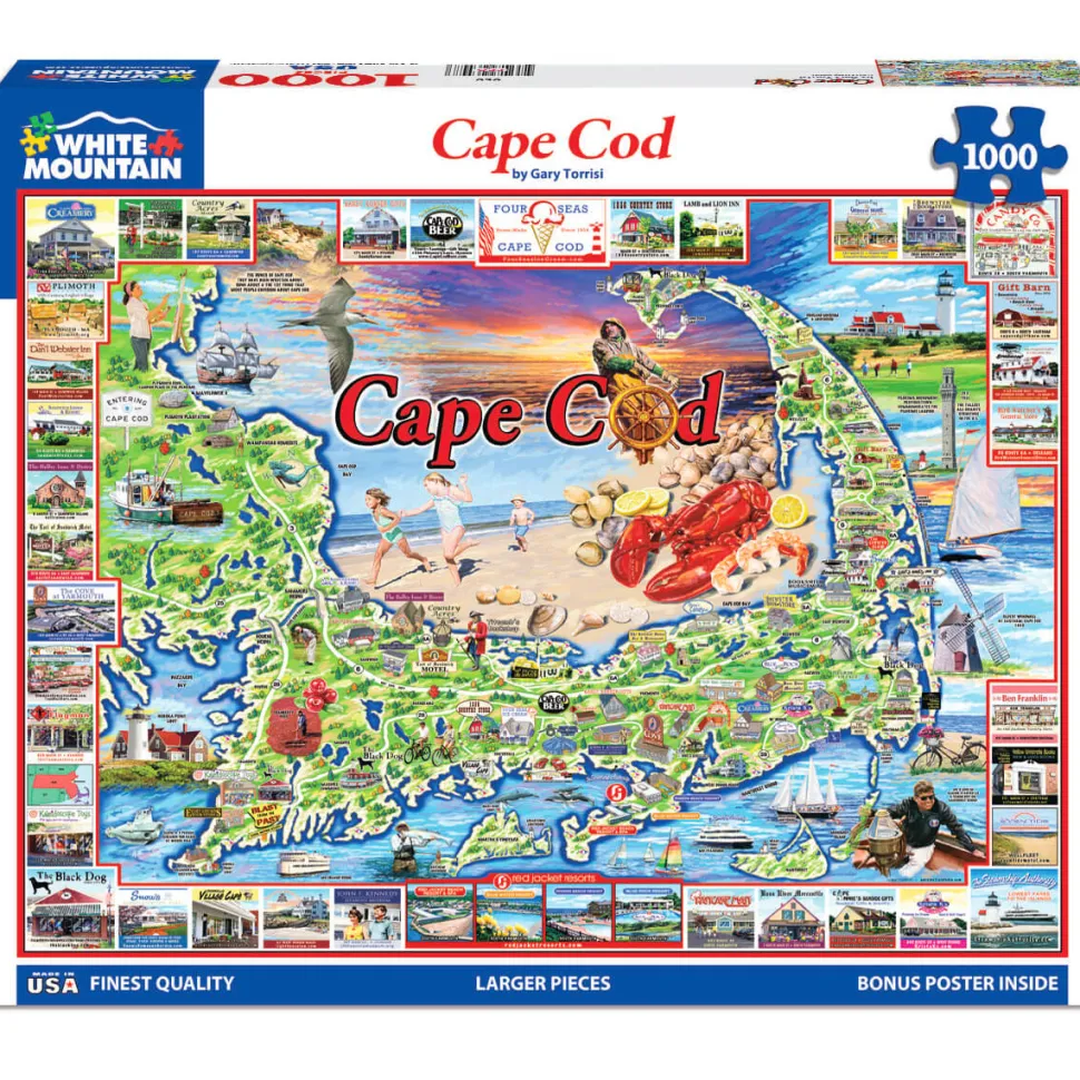 White Mountain Puzzles Cape Cod 1000 Piece
