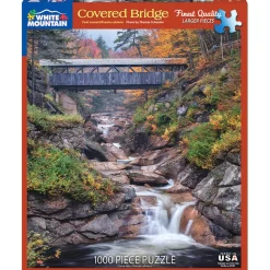 White Mountain Puzzles Covered Bridge 1000 Pc