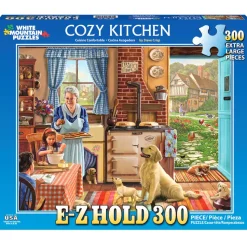 White Mountain Puzzles Cozy Kitchen 300 Pc