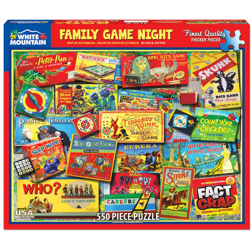 White Mountain Puzzles Family Game Night