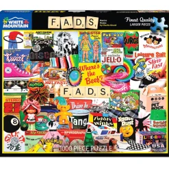 White Mountain Puzzles Fads 1000 Piece Puzzle