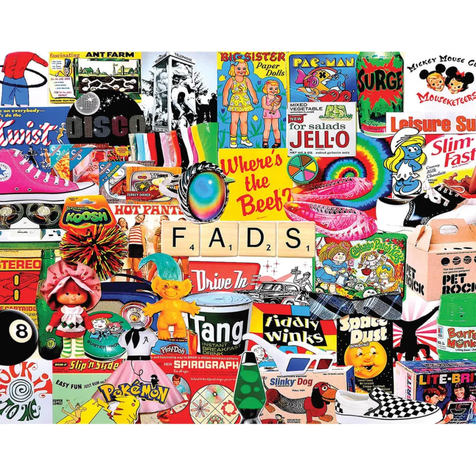 White Mountain Puzzles Fads 1000 Piece Puzzle