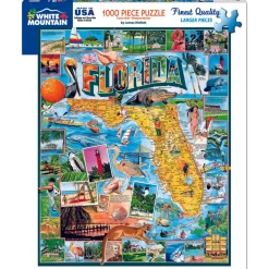 White Mountain Puzzles Florida 1000 Pc