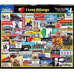 White Mountain Puzzles I Love Chicago 1000 Pc
