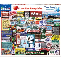 White Mountain Puzzles I Love New Hampshire