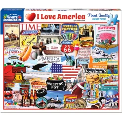 White Mountain Puzzles I Love America 1000 Piece