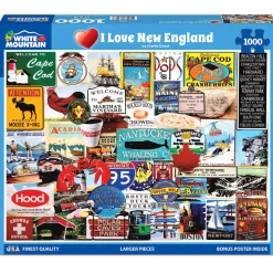 White Mountain Puzzles I Love New England