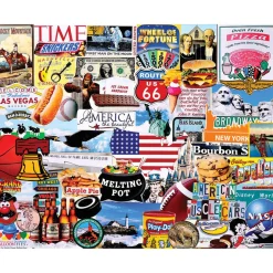 White Mountain Puzzles I Love America 1000 Piece