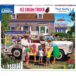 White Mountain Puzzles Ice Cream Truck 1000 Pc